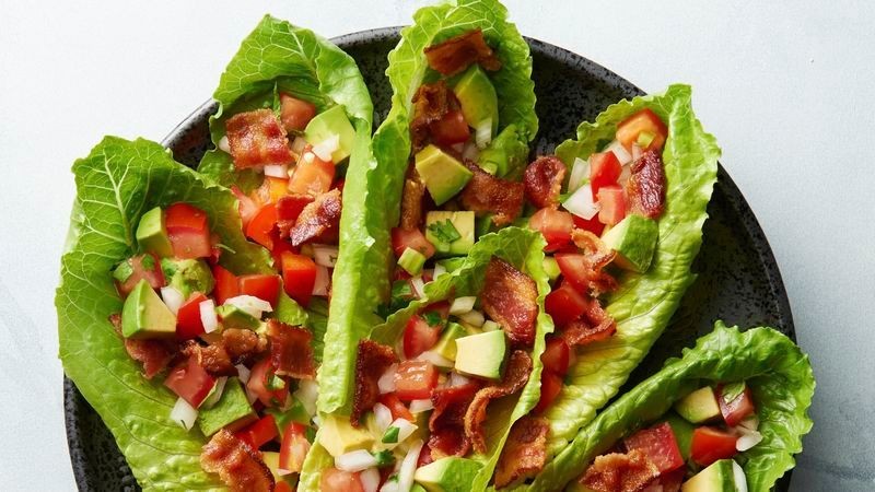 Avocado and Tomato Lettuce Wraps