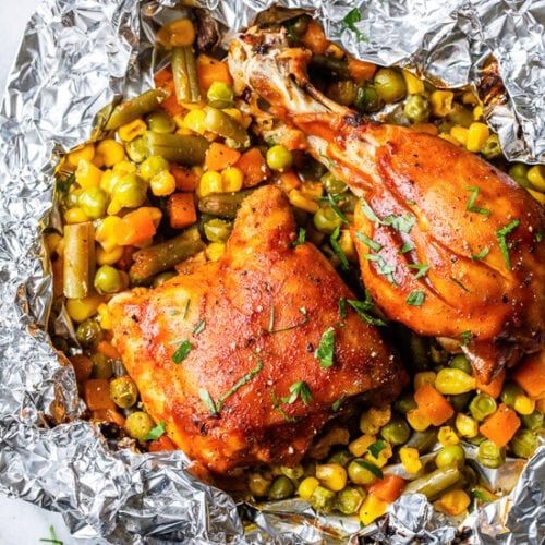 BBQ Chicken Foil Packets