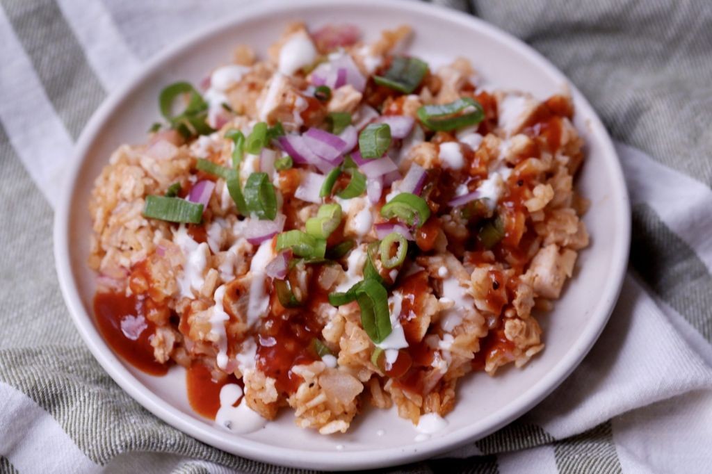 BBQ Chicken and Minute Rice Bake