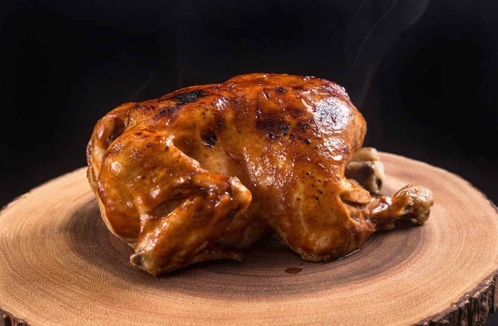 BBQ Glazed Instant Pot Whole Chicken