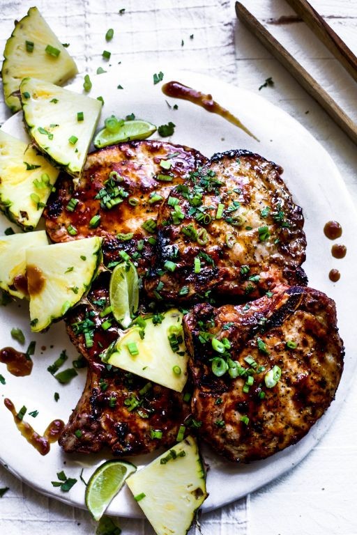 BBQ Pork Fondue with Pineapple Glaze
