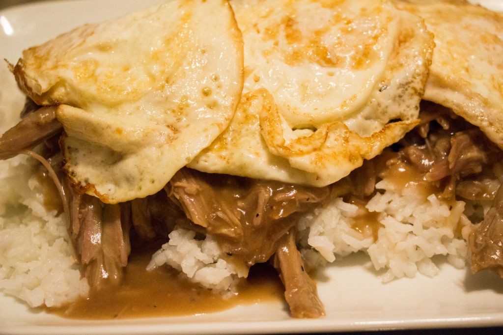 BBQ Pork Loco Moco