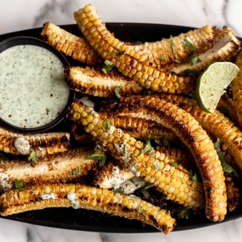BBQ Ranch Corn Ribs