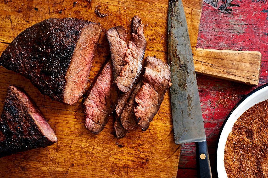 BBQ Rubbed Grilled London Broil