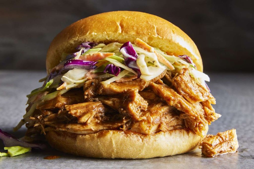 BBQ Shredded Chicken Sandwich