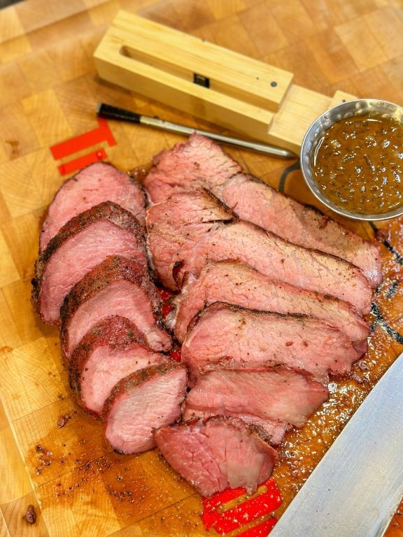 BBQ Tri Tip with Bourbon Sauce