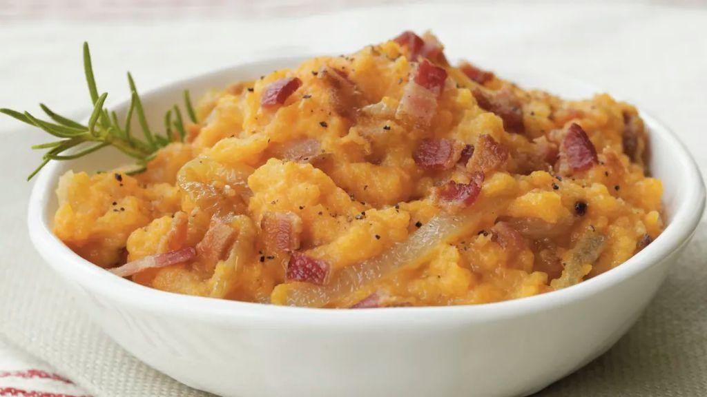 Bacon Cheddar Mashed Rutabaga