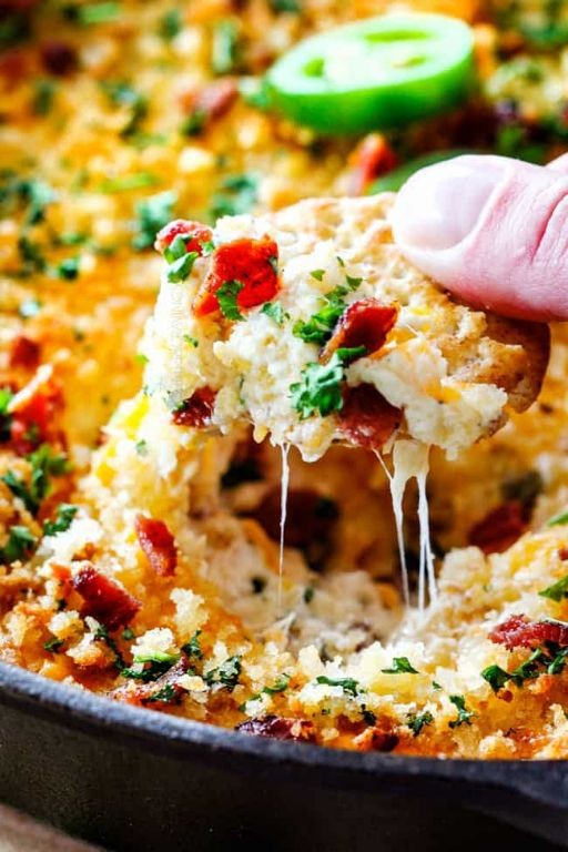 Bacon Jalapeño Popper Taco Dip