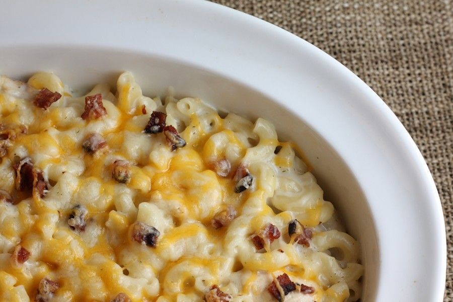 Bacon Ranch Crock Pot Mac and Cheese