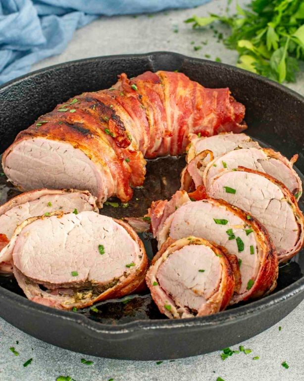 Bacon Wrapped Pork Tenderloin