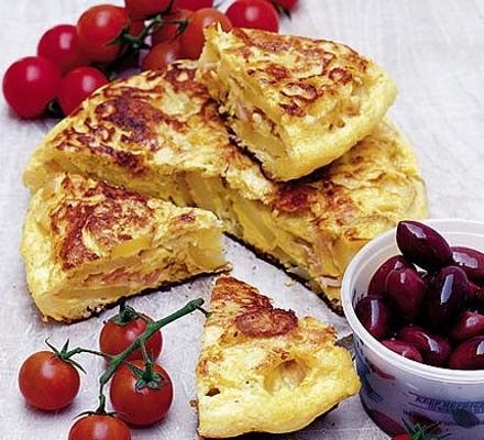 Bacon and Cheese Spanish Tortilla