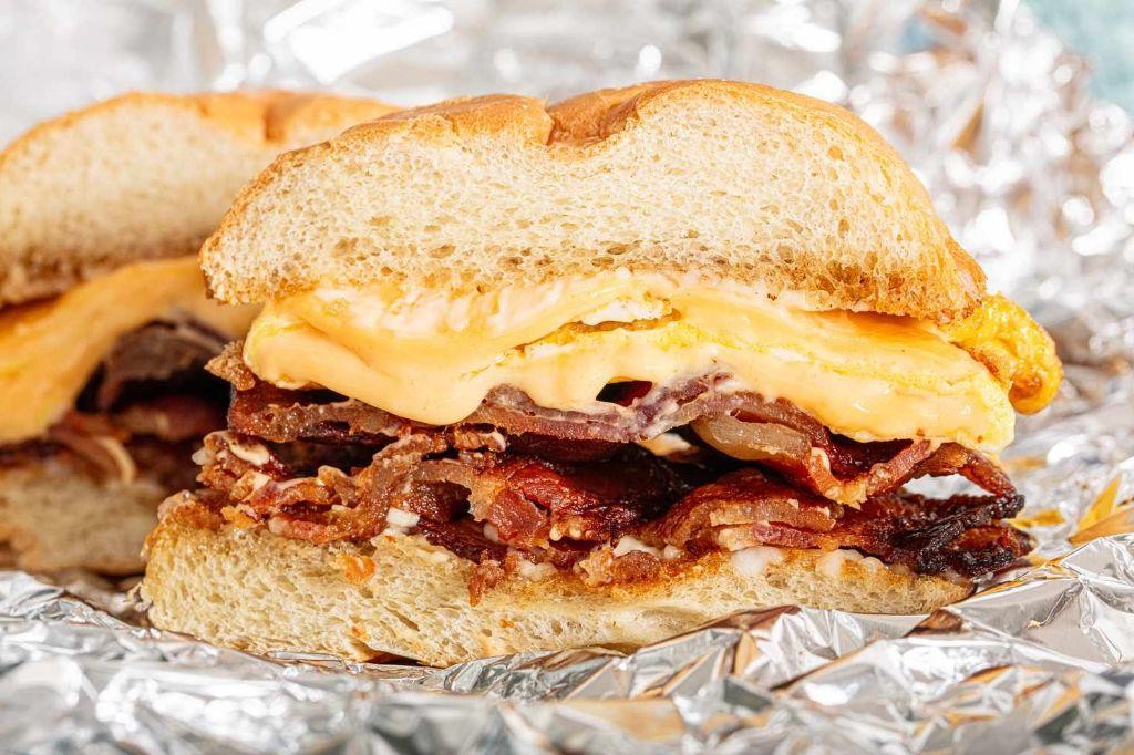 Bacon and Egg Breakfast Sandwich