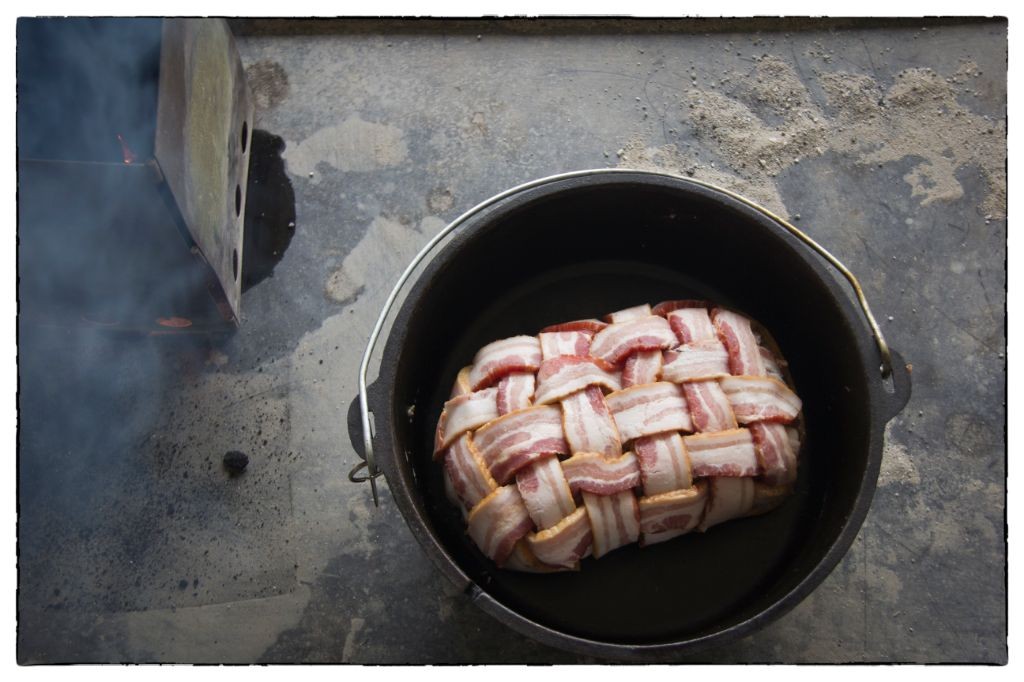 Bacon-Wrapped Keto Dutch Oven Meatloaf