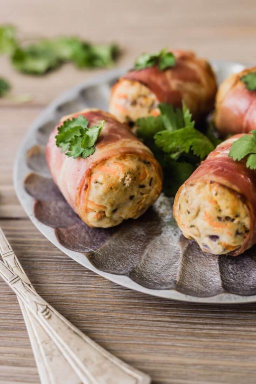 Bacon-Wrapped Keto Ground Turkey Meatloaf