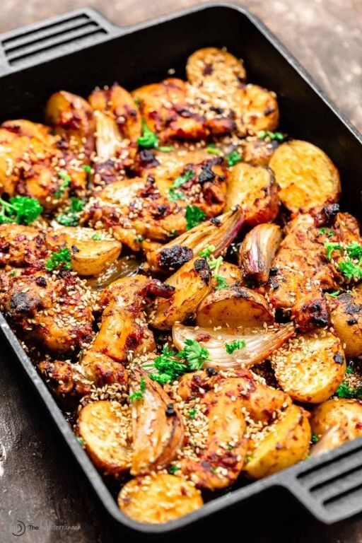 Baharat-Spiced Chicken with Date Glaze