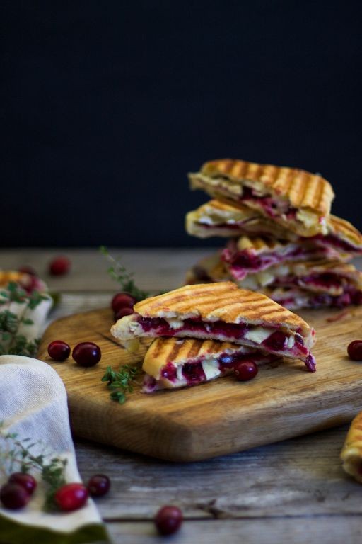 Baked Brie and Cranberry Panini