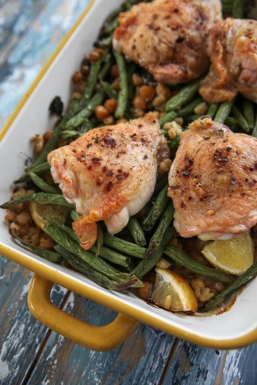 Baked Chicken and Navy Bean Casserole