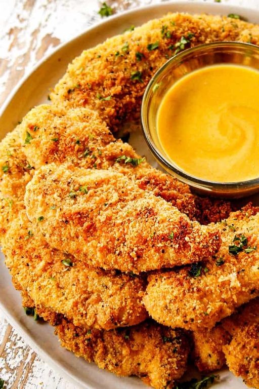 Baked Parmesan Crusted Chicken Tenders