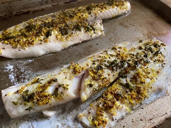 Baked Walleye with Lemon Pepper Seasoning