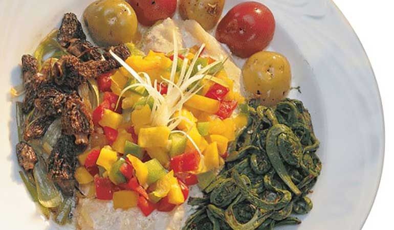 Baked Walleye with Mango Salsa