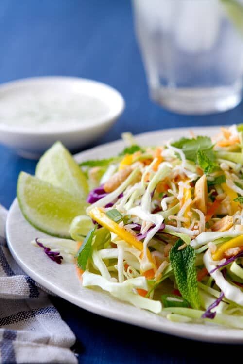 Balinese Coconut Lime Cole Slaw