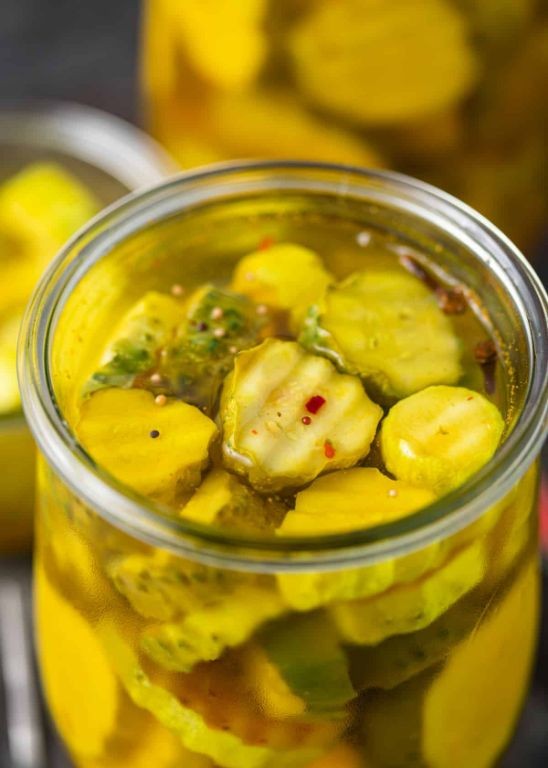 Balsamic Glazed Bread and Butter Pickles