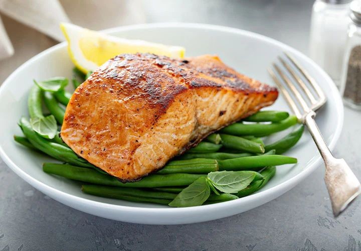 Balsamic Glazed Cedar Plank Salmon