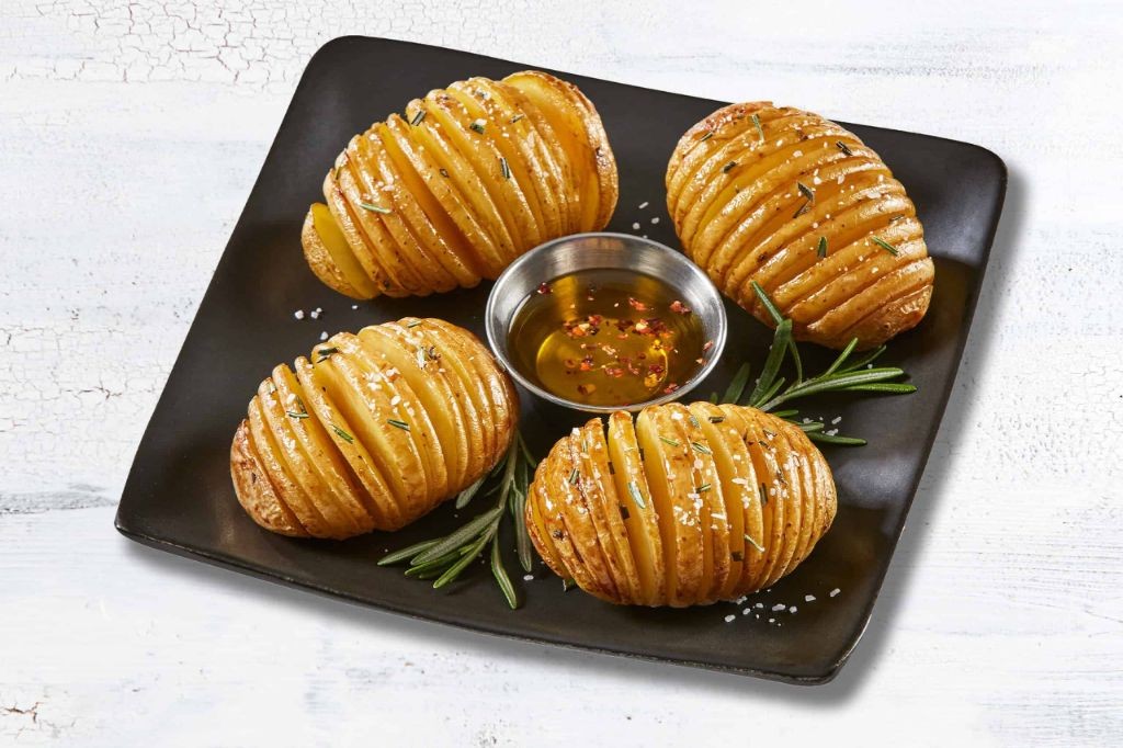 Balsamic Glazed Hasselback Potatoes