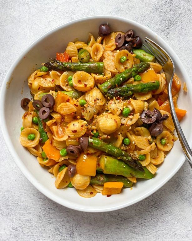 Balsamic Glazed Pasta Primavera