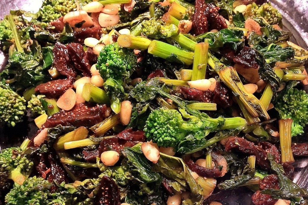 Balsamic Glazed Rapini Salad