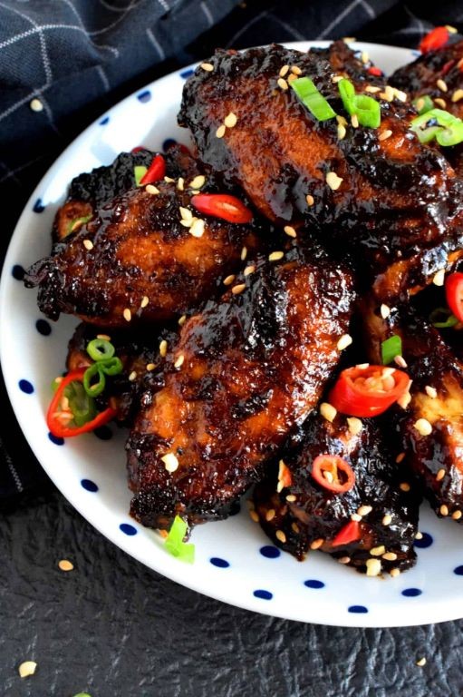 Balsamic Glazed Split Chicken Wings