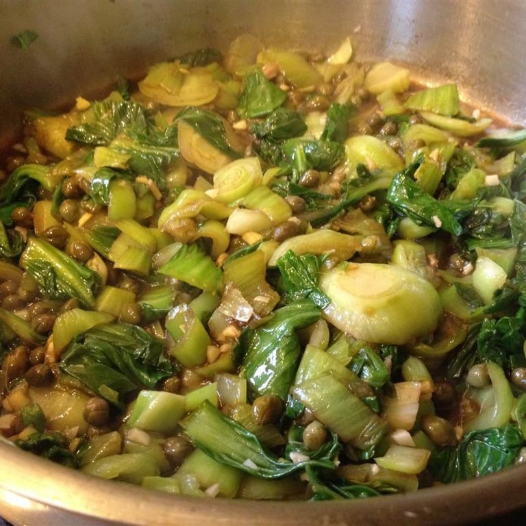 Balsamic Glazed Steamed Bok Choy