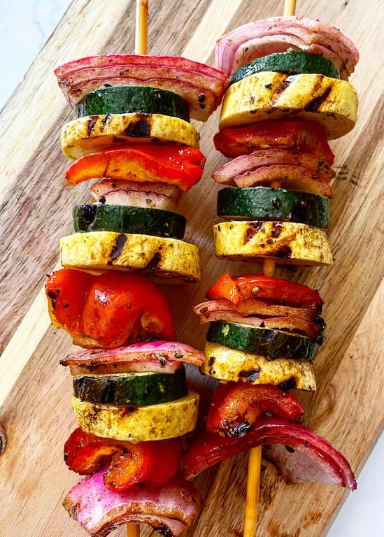 Balsamic Glazed Vegan Artichoke Skewers