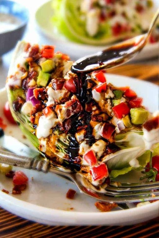 Balsamic Glazed Wedge Salad