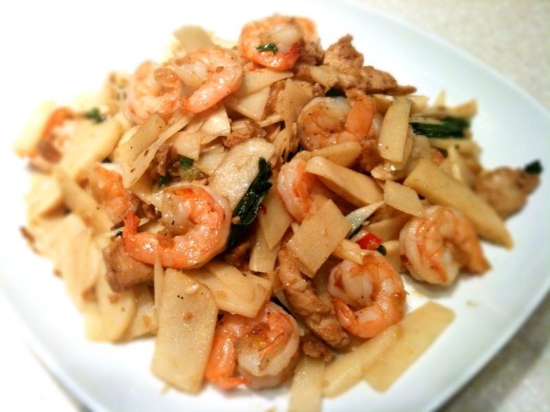 Bamboo Shoot and Shrimp Tempura