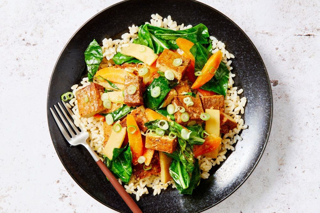 Bamboo Shoot and Tofu Stir-Fry