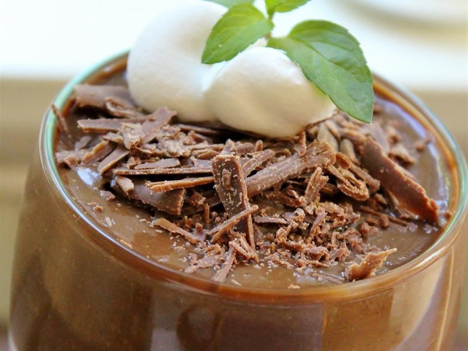 Banana Avocado Chocolate Mousse