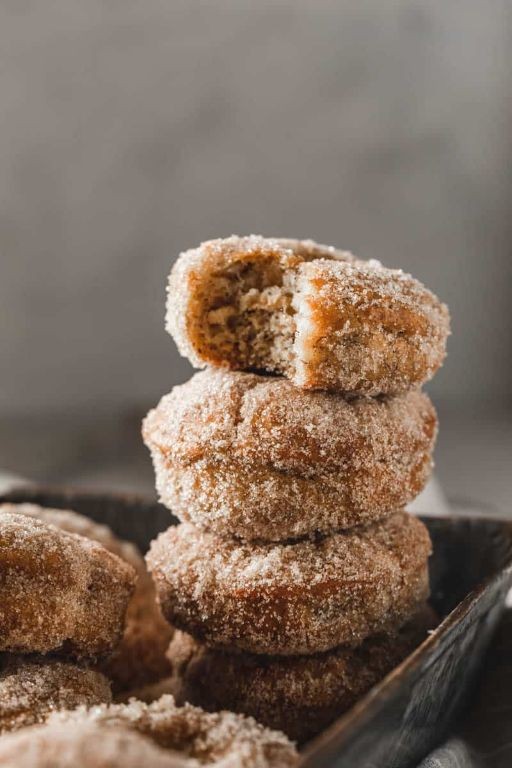 Banana Bread Mini Donuts