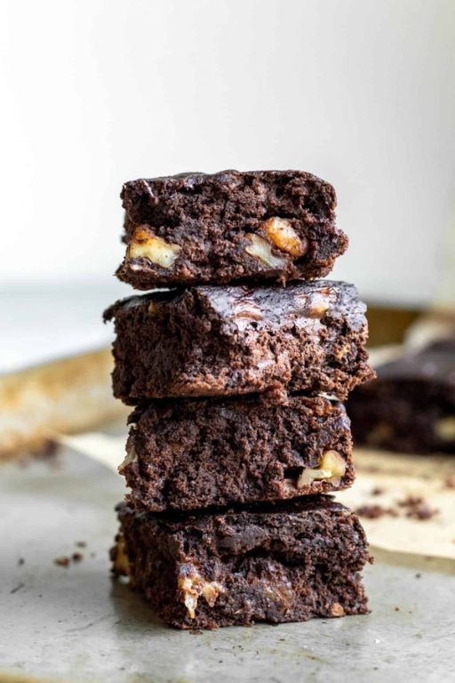 Banana Bread Vegan Brownies