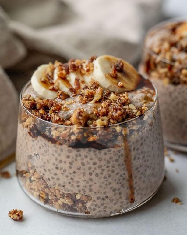 Banana Chia Seed Pudding