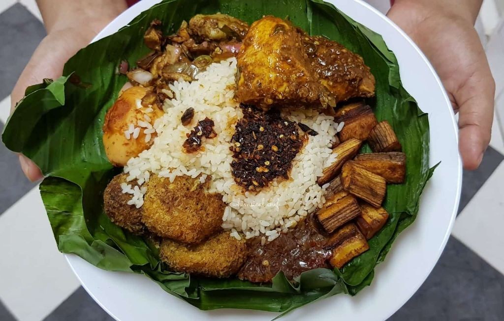 Banana Leaf Wrapped Lamb Curry