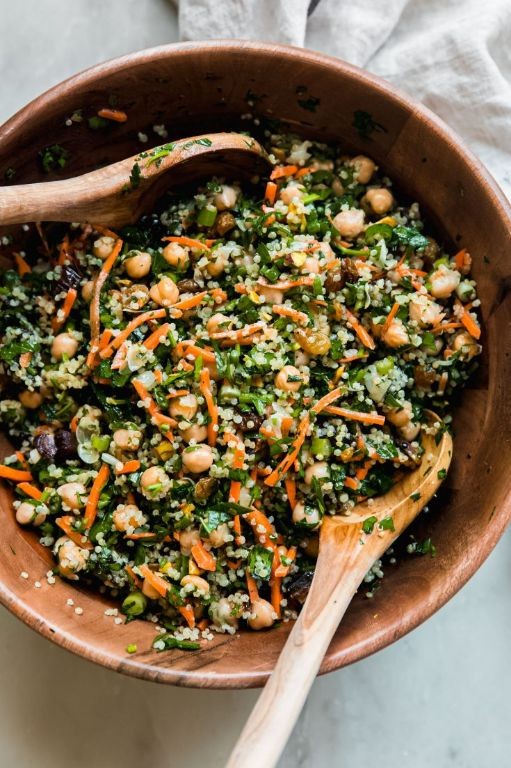 Banana Leaf Wrapped Quinoa Salad