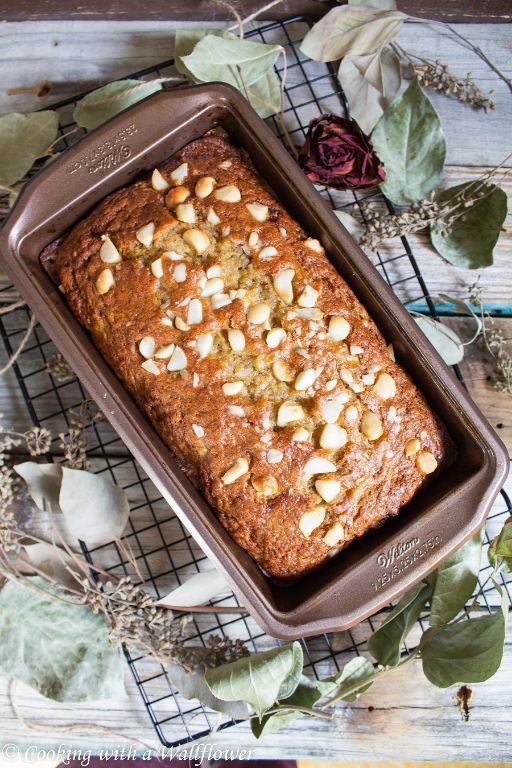 Banana Macadamia Nut Bread