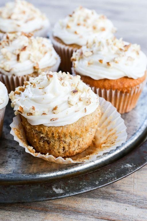 Banana Nut Cupcakes