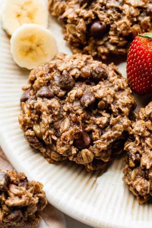 Banana Oatmeal Breakfast Cookies