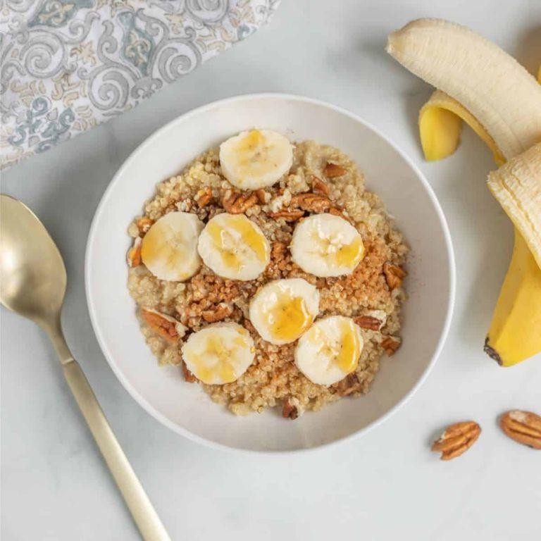 Banana Quinoa Breakfast Porridge