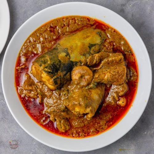 Banga Soup with Chicken