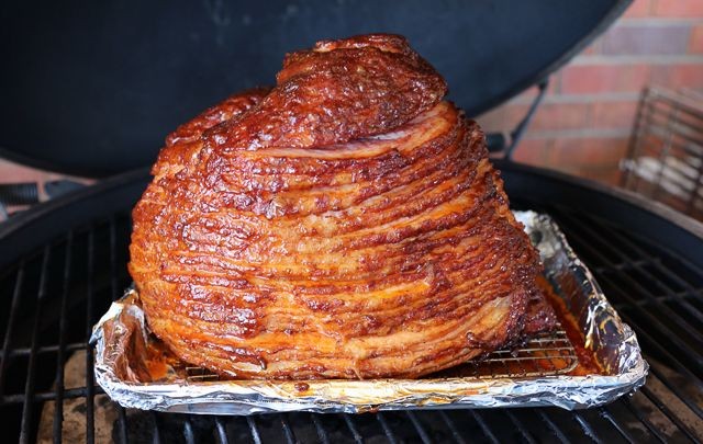 Barbecue Glazed Smoked Ham Shank