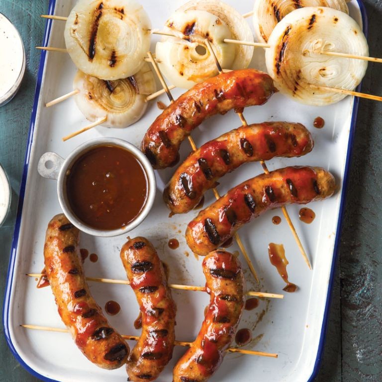 Barbecue Glazed Vienna Sausage Skewers
