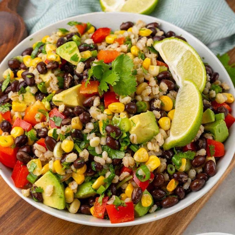 Barley Salad with Avocado, Corn, and Cilantro